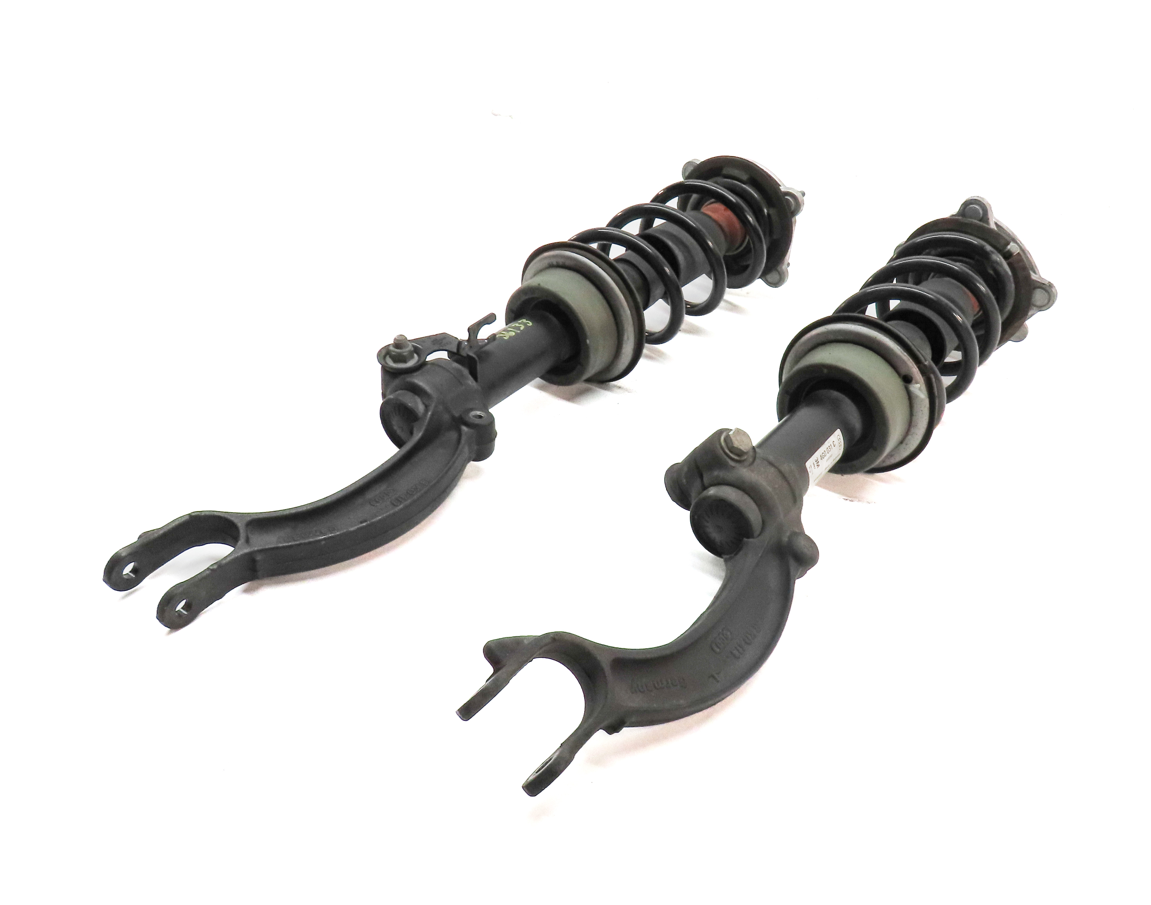 12-17 AUDI A6 A7 (C7 4G8) FRONT LEFT & RIGHT STANDARD SUSPENSION SHOCK STRUT SET — exact item pictured